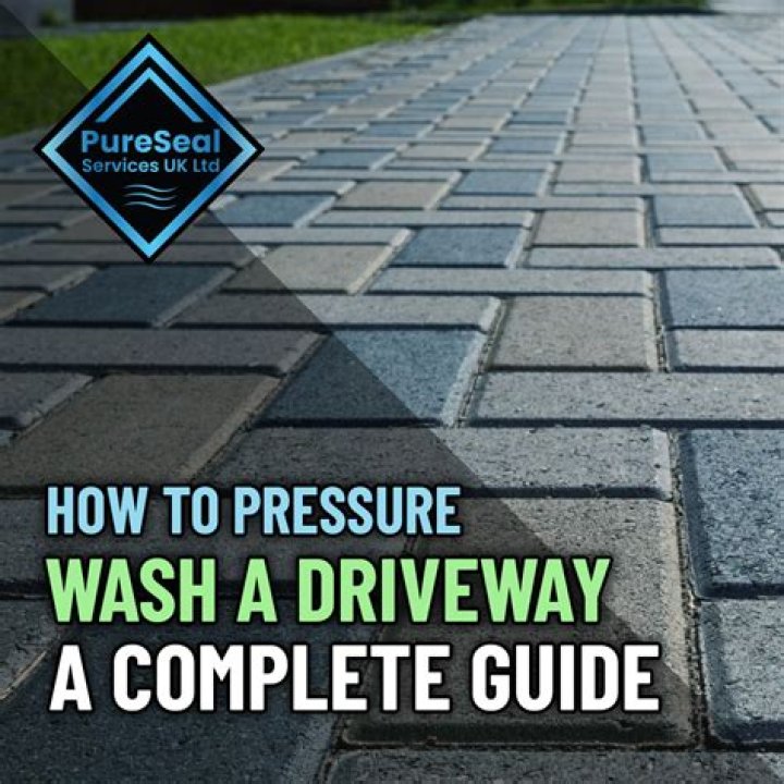 What do you use to pressure wash a driveway?