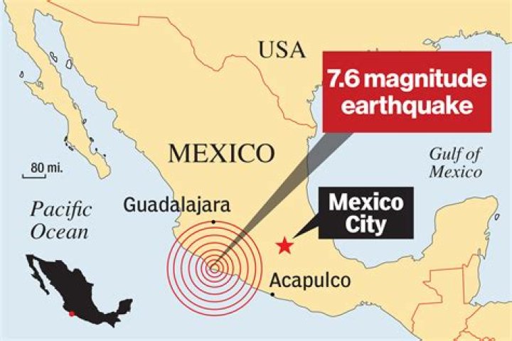 What part of Mexico did the earthquake hit?