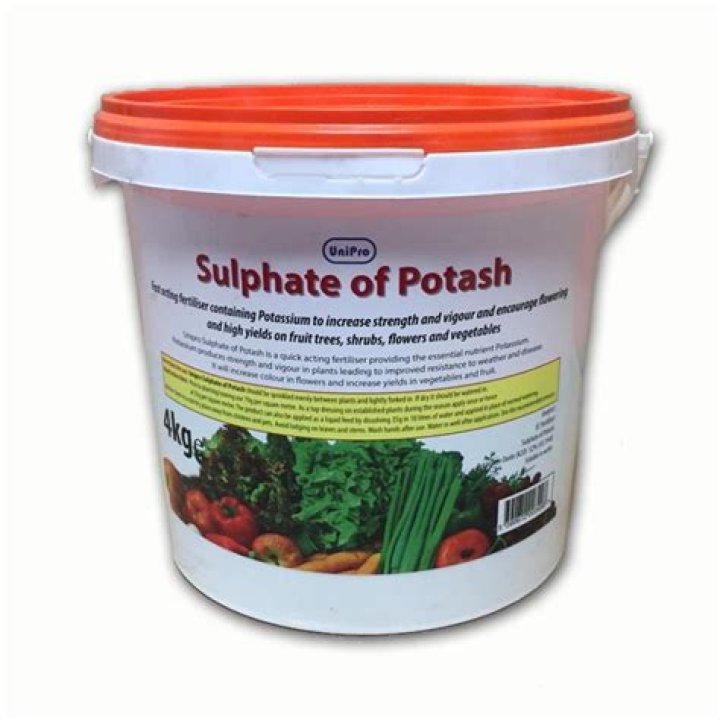 What plants benefit from sulphate of potash?